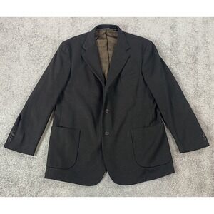 Brooks Brothers Suit Jacket 46 L Taupe Wool Luxury Business Designer Sport Coat